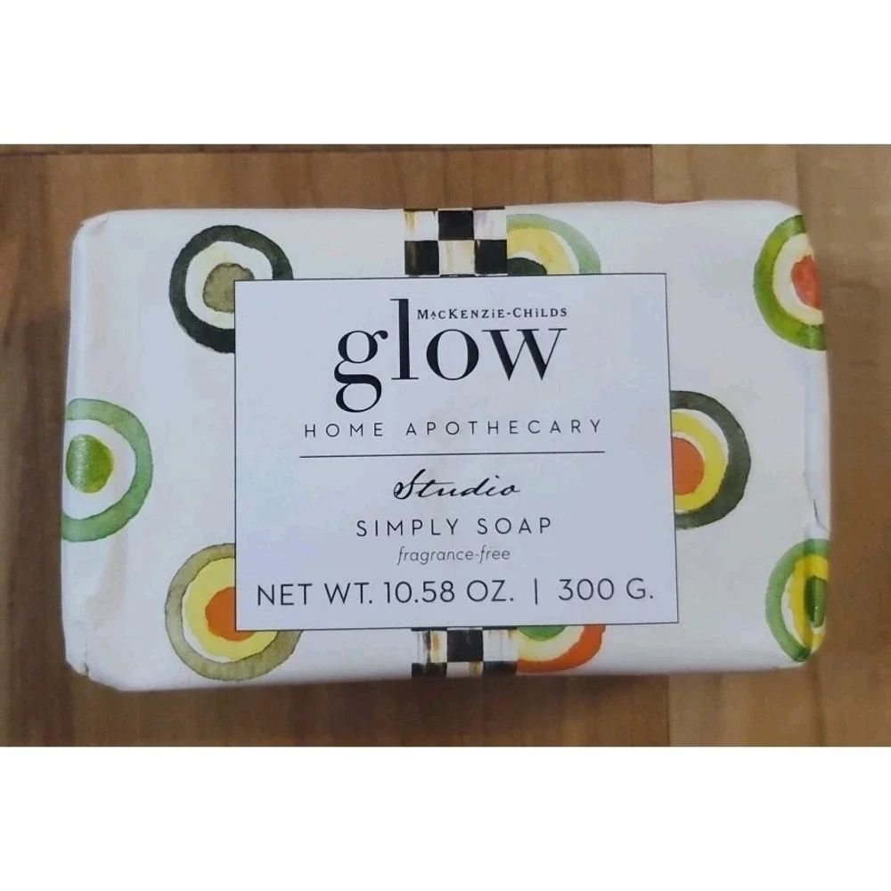 MacKenzie Childs Glow Home Apothecary Studio Simply Soap Bar Fragrance Free‎